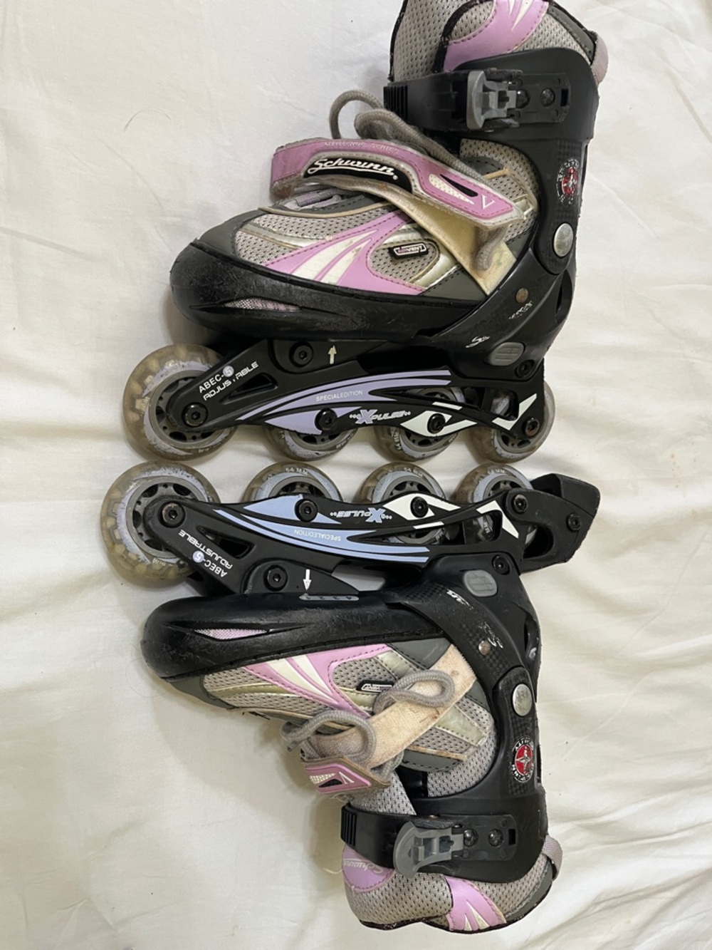 Schwinn Kids Inline Skates - Pink and Gray